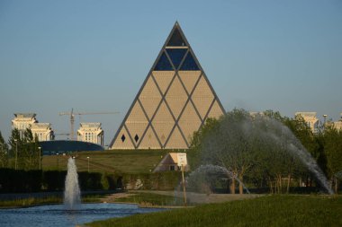 Görünümünde Astana, Kazakistan, Expo 2017 dizi başkenti
