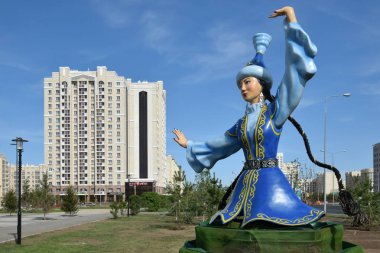 Görünümünde Astana, Kazakistan, Expo 2017 dizi başkenti