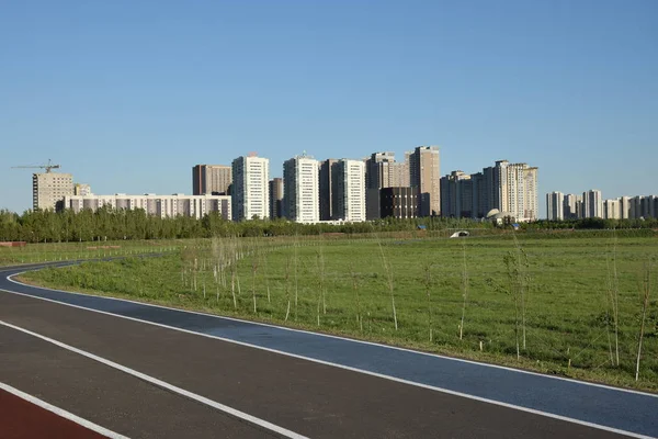 Görünümünde Astana, Kazakistan, Expo 2017 dizi başkenti