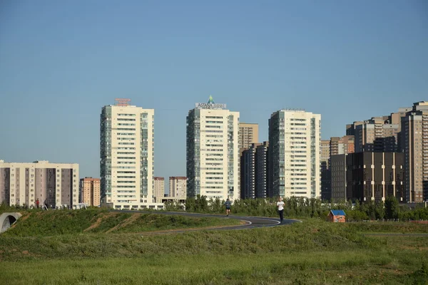Görünümünde Astana, Kazakistan, Expo 2017 dizi başkenti