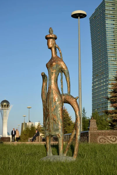 Görünümünde Astana, Kazakistan, Expo 2017 dizi başkenti