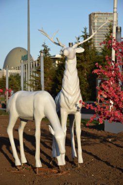 Görünümünde Astana, Kazakistan, Expo 2017 dizi başkenti
