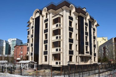 Görünümünde Astana, Kazakistan, Expo 2017 dizi başkenti