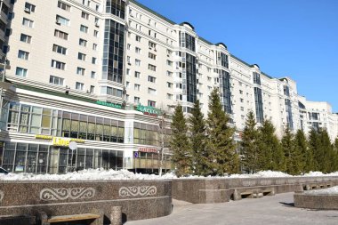 Görünümünde Astana, Kazakistan, Expo 2017 dizi başkenti