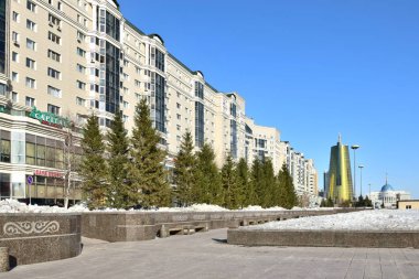 Görünümünde Astana, Kazakistan, Expo 2017 dizi başkenti