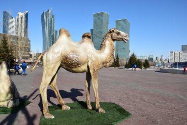 Görünümünde Astana, Kazakistan, Expo 2017 dizi başkenti