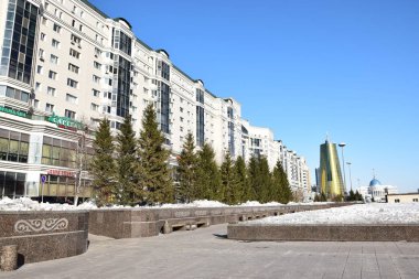 Görünümünde Astana, Kazakistan, Expo 2017 dizi başkenti