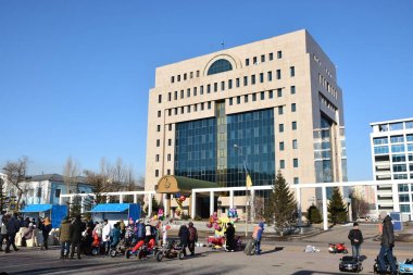 Görünümünde Astana, Kazakistan, Expo 2017 dizi başkenti