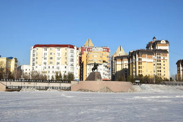 Visa Astana Huvudstad Kazakstan Värd För Den Expo 2017 — Stockfoto