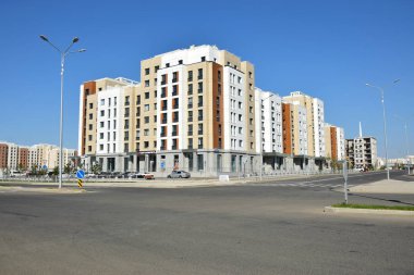 Görünümünde Astana, Kazakistan, Expo 2017 dizi başkenti