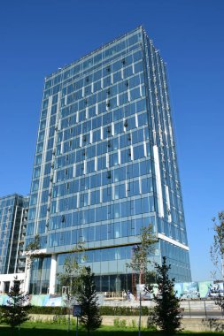 Görünümünde Astana, Kazakistan, Expo 2017 dizi başkenti