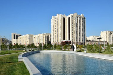 Görünümünde Astana, Kazakistan, Expo 2017 dizi başkenti