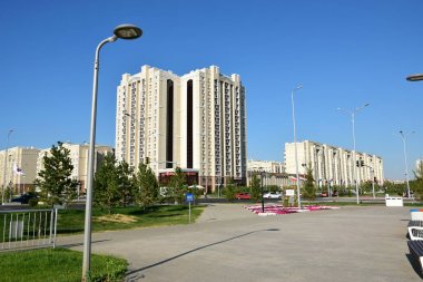 Görünümünde Astana, Kazakistan, Expo 2017 dizi başkenti