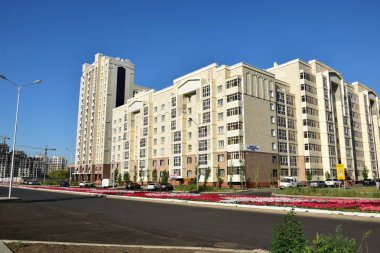 Görünümünde Astana, Kazakistan, Expo 2017 dizi başkenti