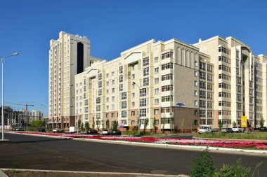 Görünümünde Astana, Kazakistan, Expo 2017 dizi başkenti