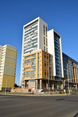 Görünümünde Astana, Kazakistan, Expo 2017 dizi başkenti