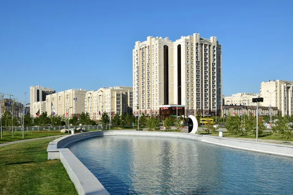 Görünümünde Astana, Kazakistan, Expo 2017 dizi başkenti