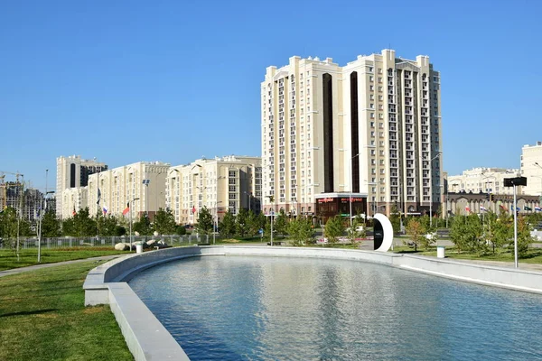 Görünümünde Astana, Kazakistan, Expo 2017 dizi başkenti