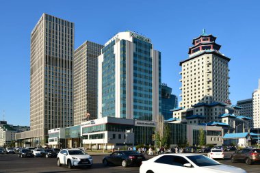 Görünümünde Astana, Kazakistan, Expo 2017 dizi başkenti