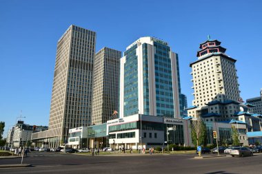 Görünümünde Astana, Kazakistan, Expo 2017 dizi başkenti