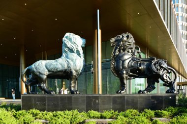 Görünümünde Astana, Kazakistan, Expo 2017 dizi başkenti