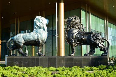 Görünümünde Astana, Kazakistan, Expo 2017 dizi başkenti
