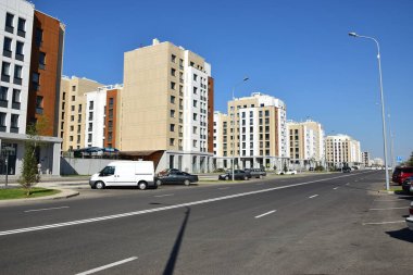 Görünümünde Astana, Kazakistan, Expo 2017 dizi başkenti