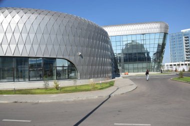Görünümünde Astana, Kazakistan, Expo 2017 dizi başkenti
