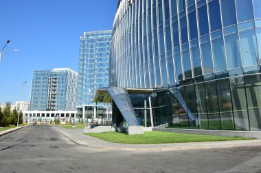 Görünümünde Astana, Kazakistan, Expo 2017 dizi başkenti