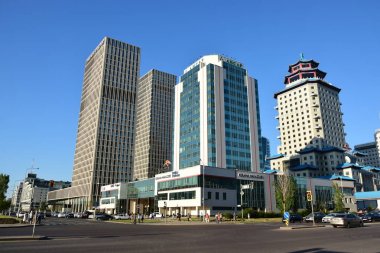 Görünümünde Astana, Kazakistan, Expo 2017 dizi başkenti