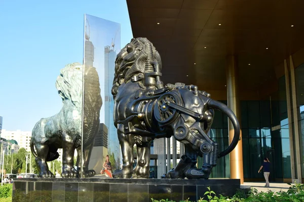 Görünümünde Astana, Kazakistan, Expo 2017 dizi başkenti