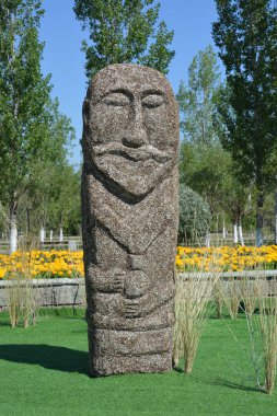 Astana, Kazakistan, 23 Temmuz 2017 - sanat ethnis tarzı