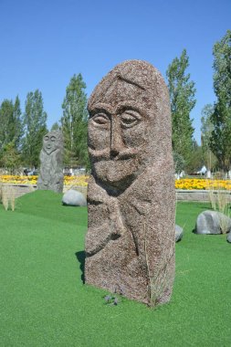 Astana, Kazakistan, 23 Temmuz 2017 - sanat ethnis tarzı