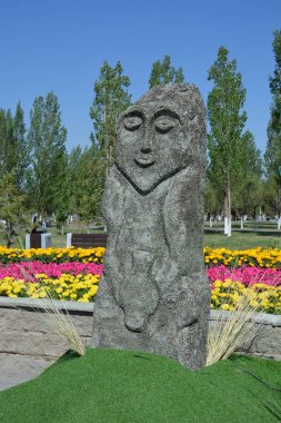 Astana, Kazakistan, 23 Temmuz 2017 - sanat ethnis tarzı