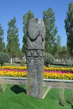 Astana, Kazakistan, 23 Temmuz 2017 - sanat ethnis tarzı