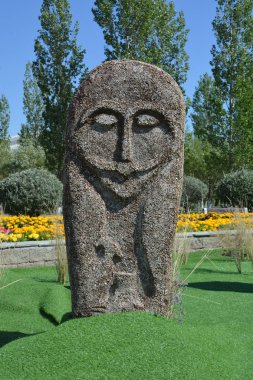 Astana, Kazakistan, 23 Temmuz 2017 - sanat ethnis tarzı