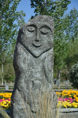 Astana, Kazakistan, 23 Temmuz 2017 - sanat ethnis tarzı