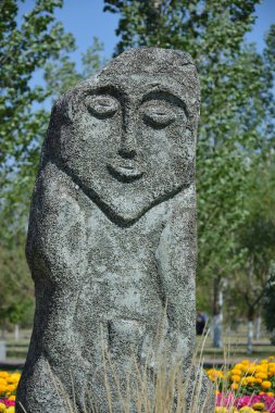 Astana, Kazakistan, 23 Temmuz 2017 - sanat ethnis tarzı