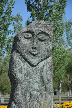 Astana, Kazakistan, 23 Temmuz 2017 - sanat ethnis tarzı