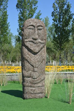 Astana, Kazakistan, 23 Temmuz 2017 - sanat ethnis tarzı