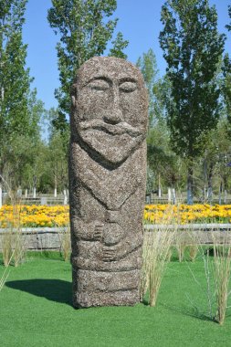 Astana, Kazakistan, 23 Temmuz 2017 - sanat ethnis tarzı