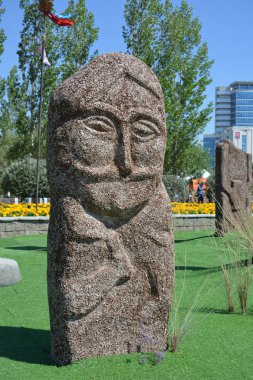 Astana, Kazakistan, 23 Temmuz 2017 - sanat ethnis tarzı