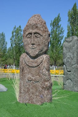 Astana, Kazakistan, 23 Temmuz 2017 - sanat ethnis tarzı