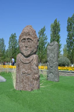 Astana, Kazakistan, 23 Temmuz 2017 - sanat ethnis tarzı