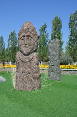 Astana, Kazakistan, 23 Temmuz 2017 - sanat ethnis tarzı