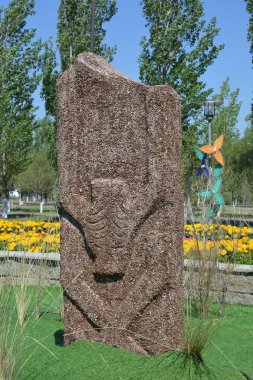 Astana, Kazakistan, 23 Temmuz 2017 - sanat ethnis tarzı