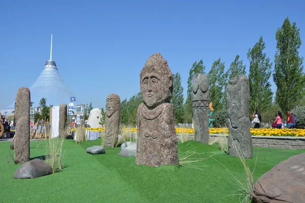 Astana, Kazakistan, 23 Temmuz 2017 - sanat ethnis tarzı