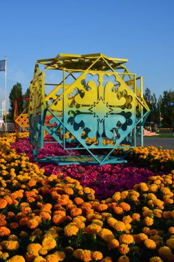 Görünümünde Astana, Kazakistan, Expo 2017 dizi başkenti
