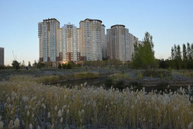 Görünümünde Astana, Kazakistan, Expo 2017 dizi başkenti