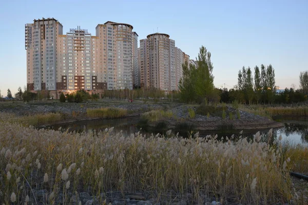 Görünümünde Astana, Kazakistan, Expo 2017 dizi başkenti